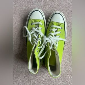 Neon Green Converse